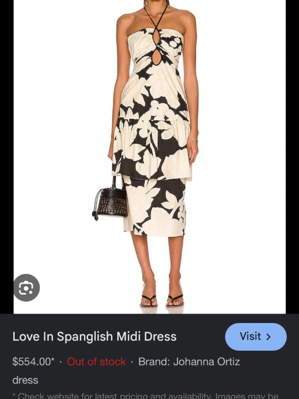Johanna Ortiz Love in spanglish Midi dress sz 8